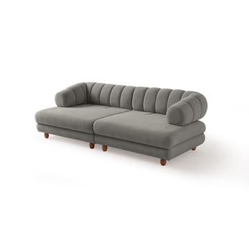 3-seters sofa Atelier Del Sofa Gloria (240 x 80 x 95 cm) Grå - Grå - Møbler - Sofaer - 3 seter sofa
