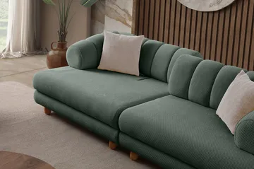 3-seters sofa Atelier Del Sofa Gloria (240 x 80 x 95 cm) Grønn - Grønn - Møbler - Sofaer - 3 seter sofa