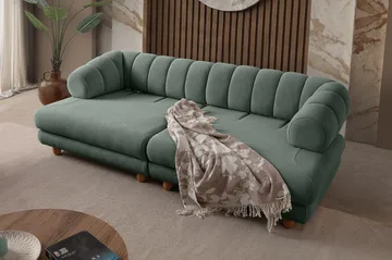 3-seters sofa Atelier Del Sofa Gloria (240 x 80 x 95 cm) Grønn - Grønn - Møbler - Sofaer - 3 seter sofa