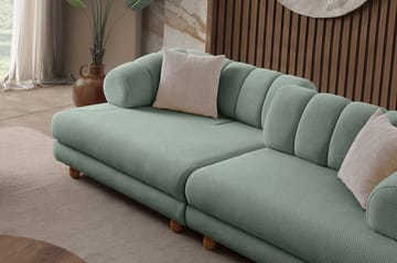 3-seters sofa Atelier Del Sofa Gloria (240 x 80 x 95 cm) Sea Green - Sea Green - Møbler - Sofaer - 3 seter sofa