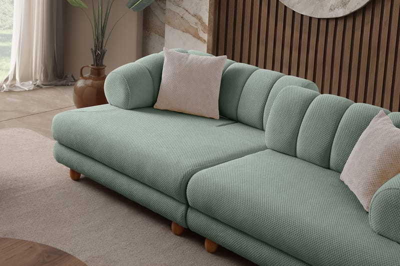 3-seters sofa Atelier Del Sofa Gloria (240 x 80 x 95 cm) Sea Green - Sea Green - Møbler - Sofaer - 3 seter sofa