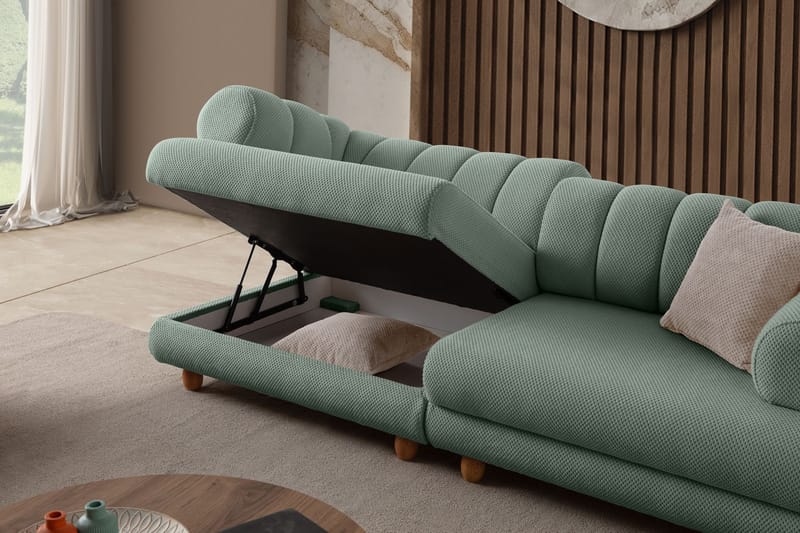 3-seters sofa Atelier Del Sofa Gloria (240 x 80 x 95 cm) Sea Green - Sea Green - Møbler - Sofaer - 3 seter sofa