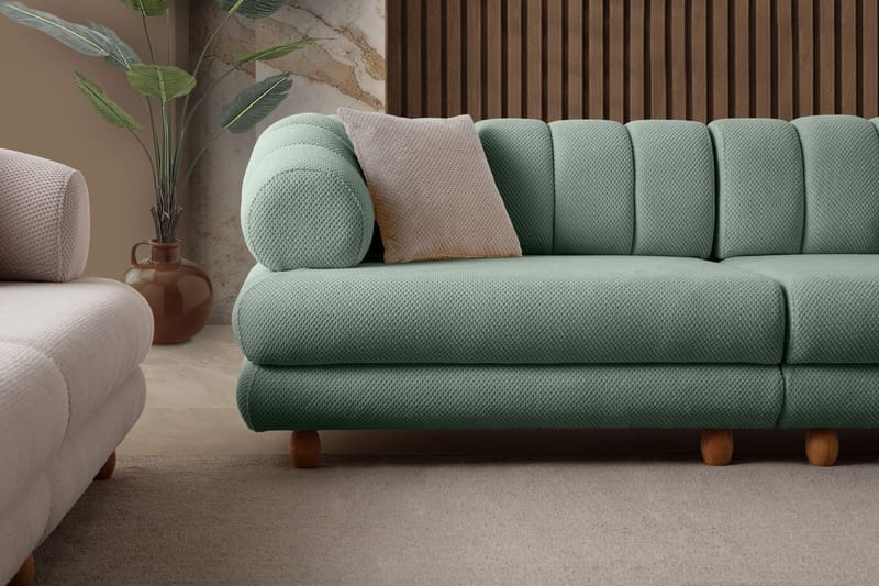 3-seters sofa Atelier Del Sofa Gloria (240 x 80 x 95 cm) Sea Green - Sea Green - Møbler - Sofaer - 3 seter sofa