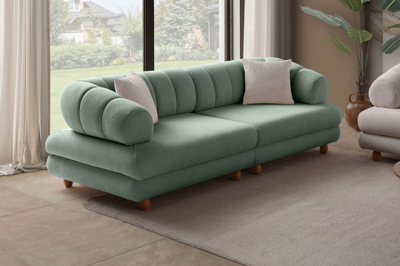 3-seters sofa Atelier Del Sofa Gloria (240 x 80 x 95 cm) Sea Green - Sea Green - Møbler - Sofaer - 3 seter sofa