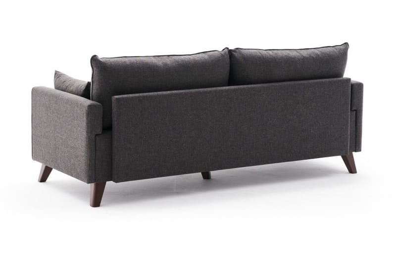 3-seters sofa Burundi - Antrasitt / Natur - 3 seter sofa