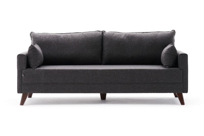 3-seters sofa Burundi - Antrasitt / Natur - 3 seter sofa