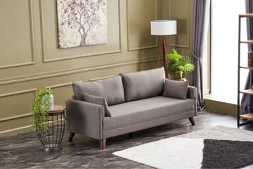 3-seters Sofa Burundi - Brun/Natur - Møbler - Sofaer - 3 seter sofa