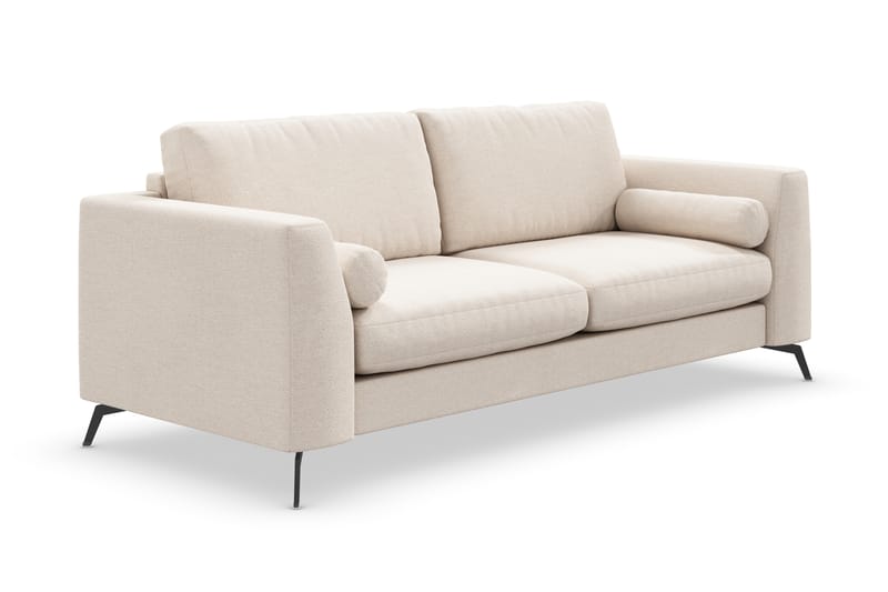 3-seters Sofa Friday Lyx - Beige / Svart - 3 seter sofa