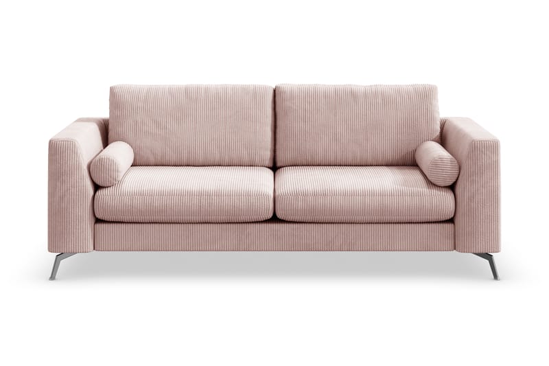 3-seters Sofa Friday Lyx - Rosa / Svart - 3 seter sofa