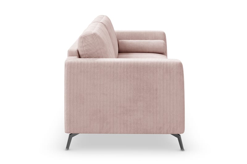 3-seters Sofa Friday Lyx - Rosa / Svart - 3 seter sofa