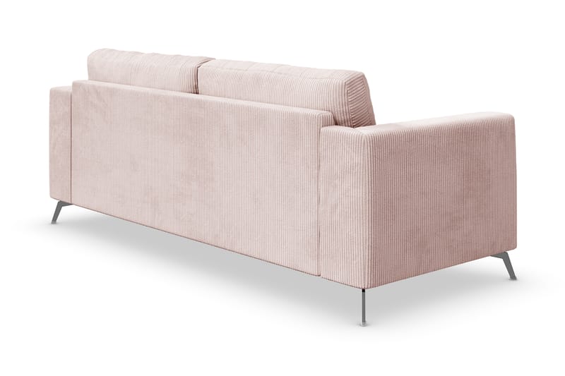 3-seters Sofa Friday Lyx - Rosa / Svart - 3 seter sofa