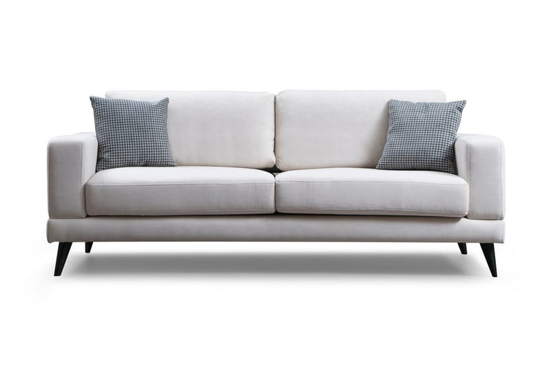 3-seters Sofa Maner - Beige / Svart - 3 seter sofa