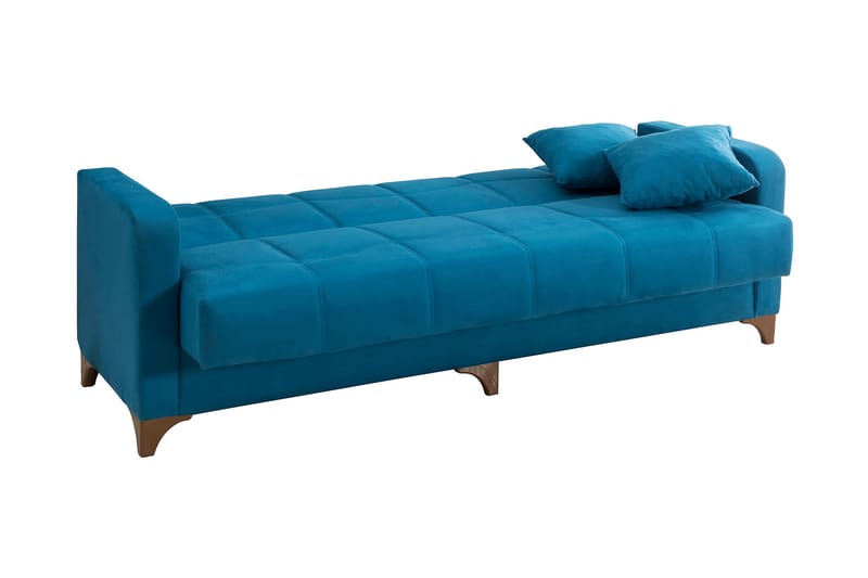 3-seters Sofa Parikota - Mørkeblå/Natur - 3 seter sofa