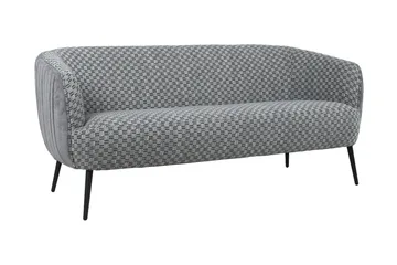 Accent 3-seter Dyp Sofa 179 cm i Stoff - Grå - Møbler - Sofaer - 3 seter sofa