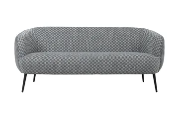Accent 3-seter Dyp Sofa 179 cm i Stoff - Grå - Møbler - Sofaer - 3 seter sofa