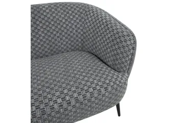 Accent 3-seter Dyp Sofa 179 cm i Stoff - Grå - Møbler - Sofaer - 3 seter sofa
