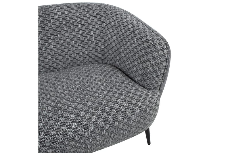 Accent 3-seter Dyp Sofa 179 cm i Stoff - Grå - Møbler - Sofaer - 3 seter sofa