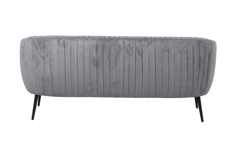 Accent 3-seter Dyp Sofa 179 cm i Stoff - Grå - Møbler - Sofaer - 3 seter sofa