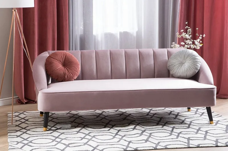 Alsvag Sofa 2-4 seter - Rosa - Møbler - Sofaer - 3 seter sofa