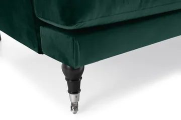 Andrew 3-seters Fløyelssofa - Grønn - Møbler - Sofaer - Howard-sofaer