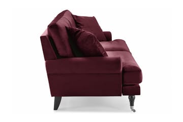 Andrew 3-seters Fløyelssofa - Lilla - Møbler - Sofaer - Fløyelssofaer