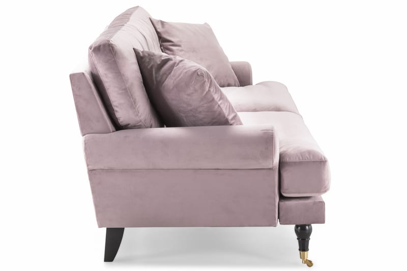 Andrew 3-seters Fløyelssofa - Lilla - Møbler - Sofaer - Fløyelssofaer