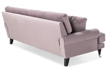 Andrew 3-seters Fløyelssofa - Lilla - Møbler - Sofaer - Howard-sofaer