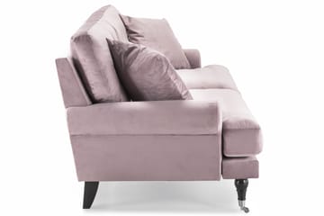 Andrew 3-seters Fløyelssofa - Lilla - Møbler - Sofaer - Howard-sofaer