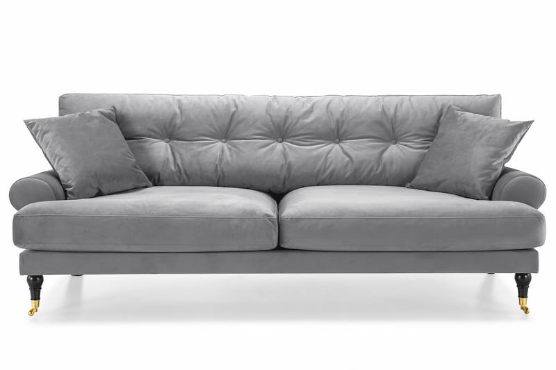 Andrew 3-seters Sofa, Brun