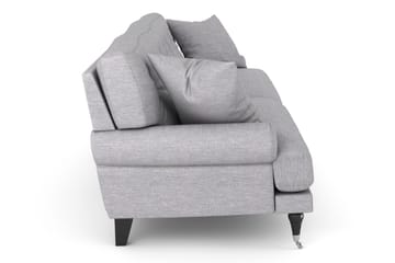 Andrew 3-seters Stoffsofa - Grå - Møbler - Sofaer - Howard-sofaer
