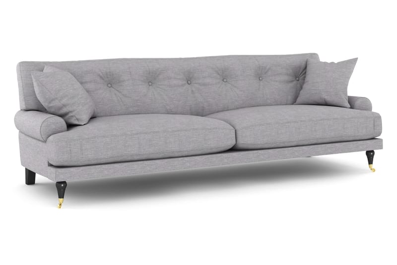 Andrew 3-seters Stoffsofa - Grå - Møbler - Sofaer - Howard-sofaer