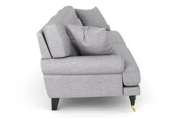 Andrew 3-seters Stoffsofa - Grå - Møbler - Sofaer - Howard-sofaer