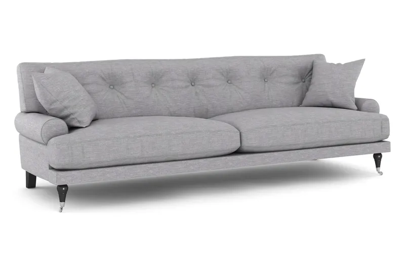 Andrew 3-seters Stoffsofa - Grå - Møbler - Sofaer - Howard-sofaer