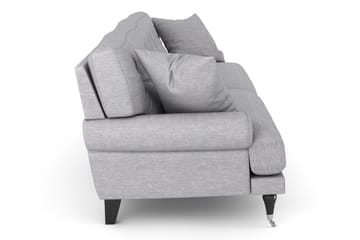 Andrew 3-seters Stoffsofa - Grå - Møbler - Sofaer - Howard-sofaer