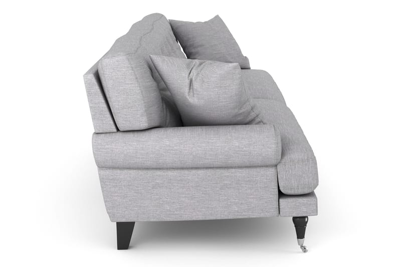 Andrew 3-seters Stoffsofa - Grå - Møbler - Sofaer - Howard-sofaer