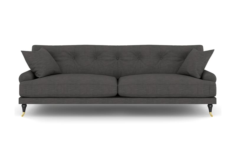 Andrew 3-seters Stoffsofa - Mørk grå - Møbler - Sofaer - Howard-sofaer