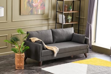 Antigua 3-seters Sofa - Anstrasitt/Brun - Møbler - Sofaer - 3 seter sofa