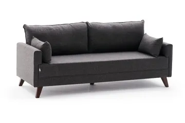 Antigua 3-seters Sofa - Anstrasitt/Natur - Møbler - Sofaer - 3 seter sofa