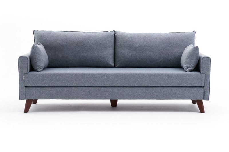 Antigua 3-seters Sofa, Blå/Brun