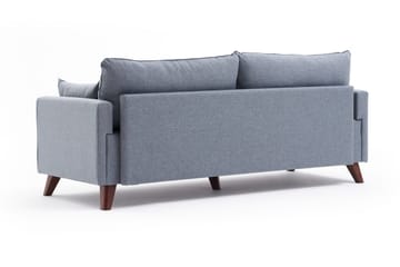 Antigua 3-seters Sofa - Blå/Natur - Møbler - Sofaer - 3 seter sofa