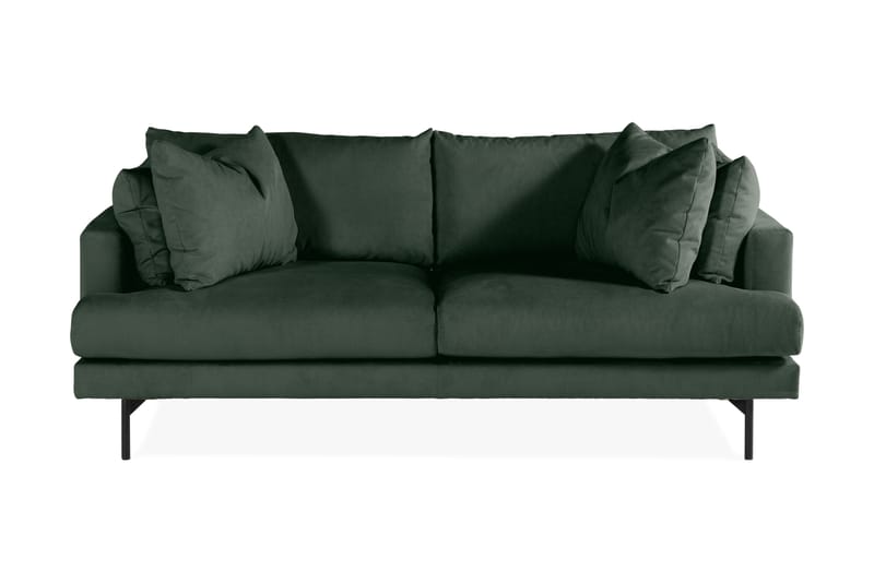 3-seter Sofa Armunia - Grønn/Svart - 3 seter sofa
