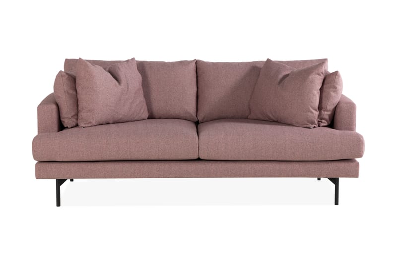 3-seter Sofa Armunia - Lilla/Svart - 3 seter sofa