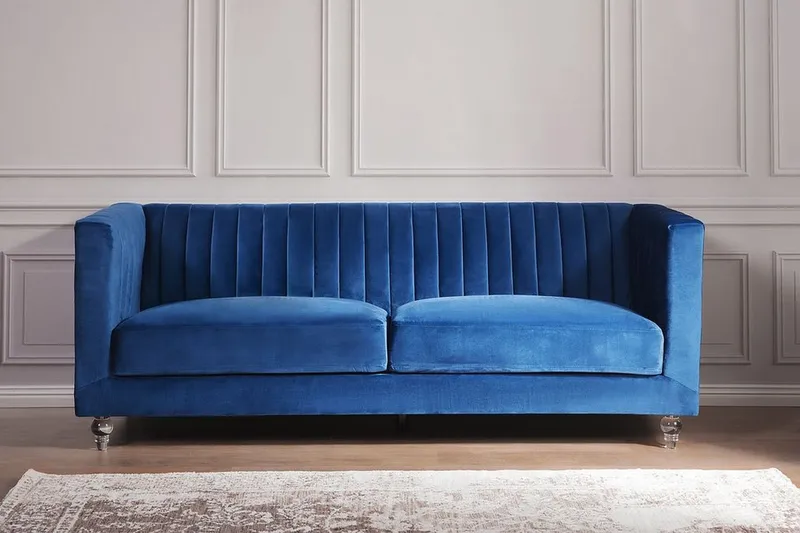 Arvika Sofa 2-4 Seter - Blå - Møbler - Sofaer - 3 seter sofa