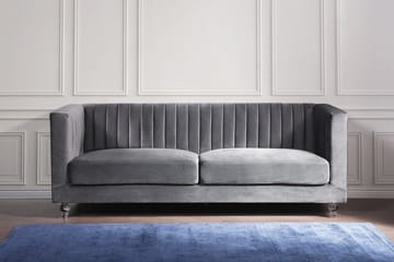 Arvika Sofa 2-4 Seter - Grå - Møbler - Sofaer - 3 seter sofa