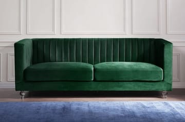Arvika Sofa 2-4 Seter - Grønn - Møbler - Sofaer - 3 seter sofa