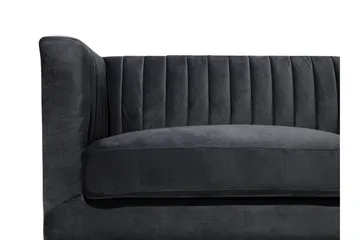 Arvika Sofa 2-4 Seter - Svart - Møbler - Sofaer - 3 seter sofa