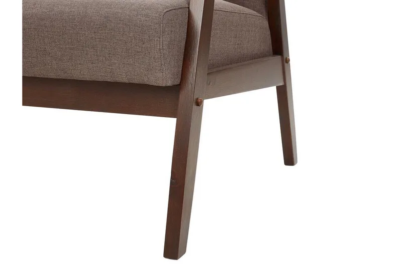 Asnes 3-seters Sofa - Brun - Møbler - Sofaer - 3 seter sofa