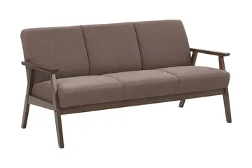 Asnes 3-seters Sofa - Brun - Møbler - Sofaer - 3 seter sofa