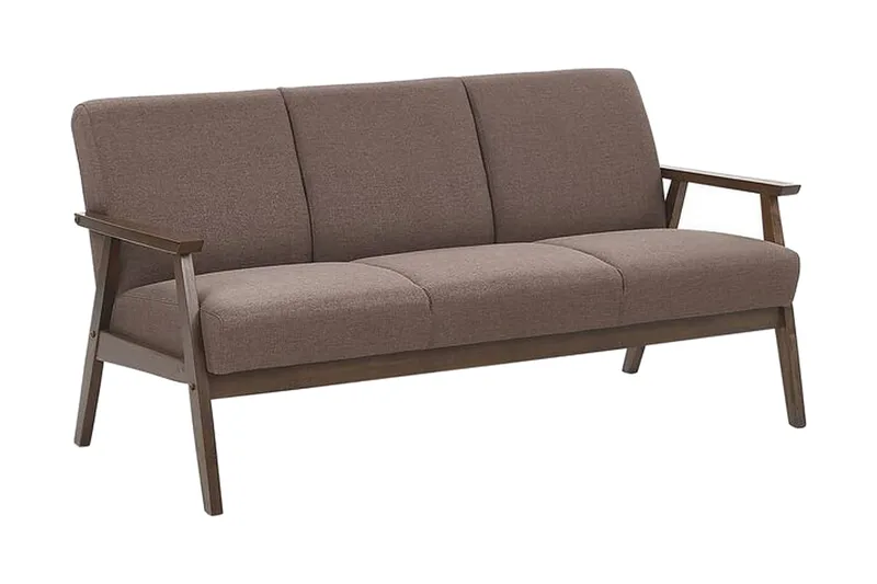 Asnes 3-seters Sofa - Brun - Møbler - Sofaer - 3 seter sofa