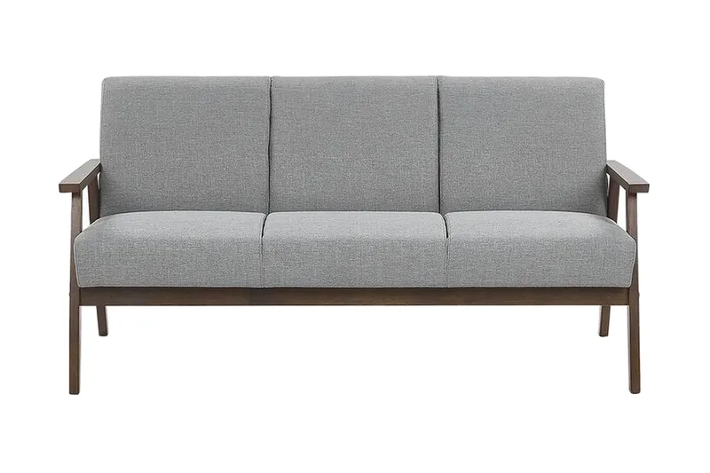 Asnes 3-seters Sofa - Grå - Møbler - Sofaer - 3 seter sofa
